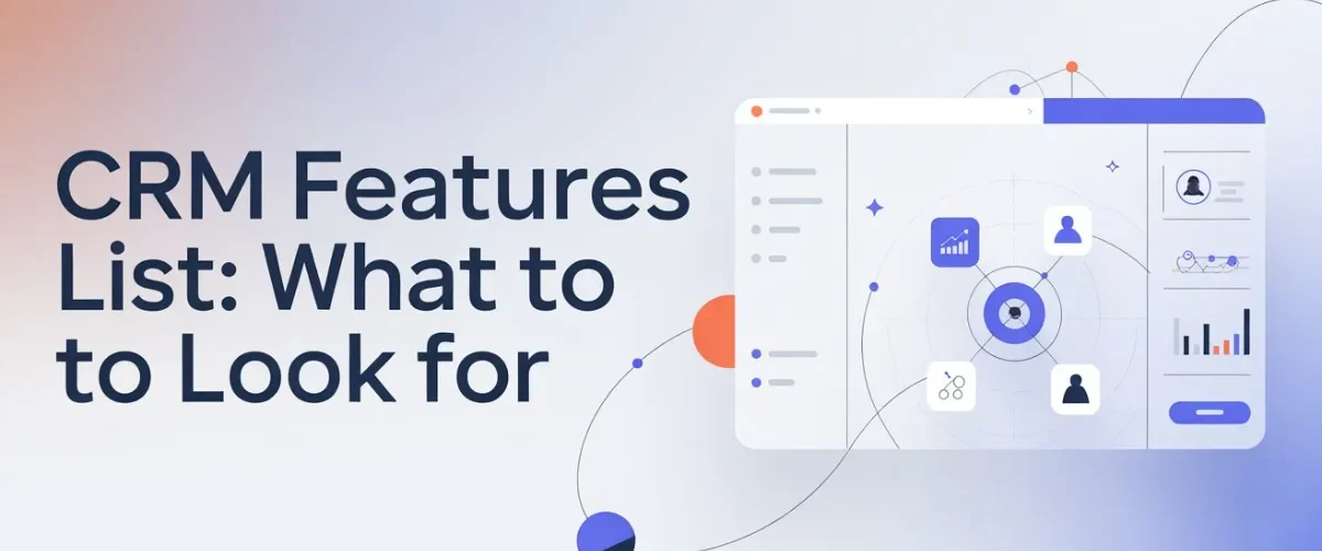 CRM features llist